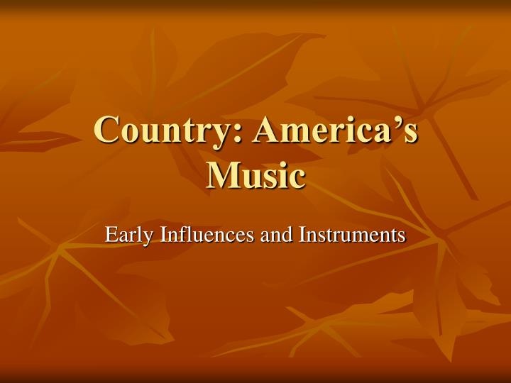country america s music