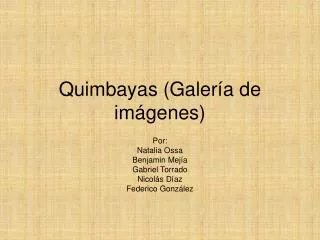 quimbayas galer a de im genes