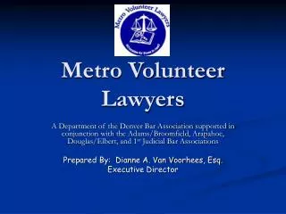 Metro Volunteer Lawyers