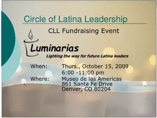 Circle of Latina Leadership