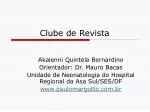 Clube de Revista - slide 1