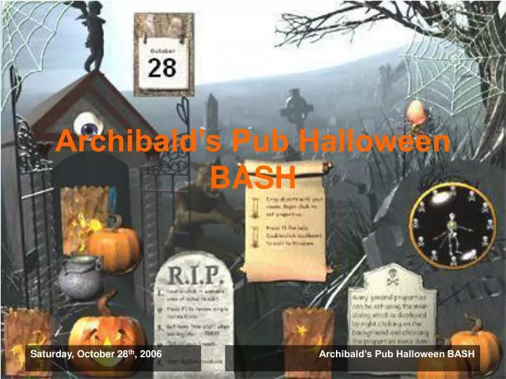 archibald s pub halloween bash