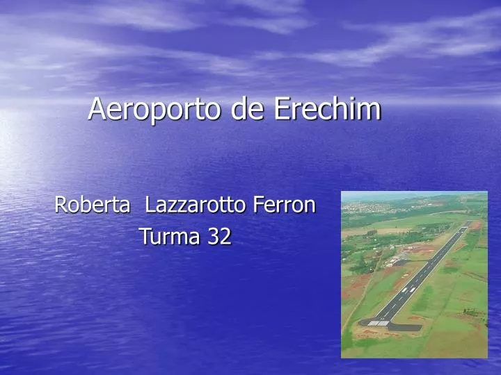 aeroporto de erechim