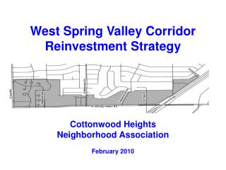 West Spring Valley Corridor Reinvestment Strategy