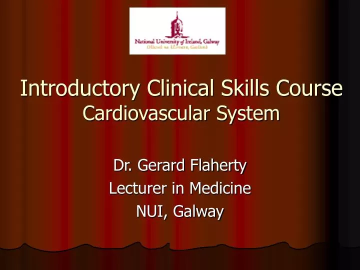 introductory clinical skills course cardiovascular system