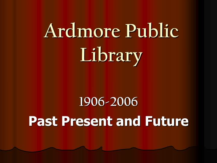 ardmore public library