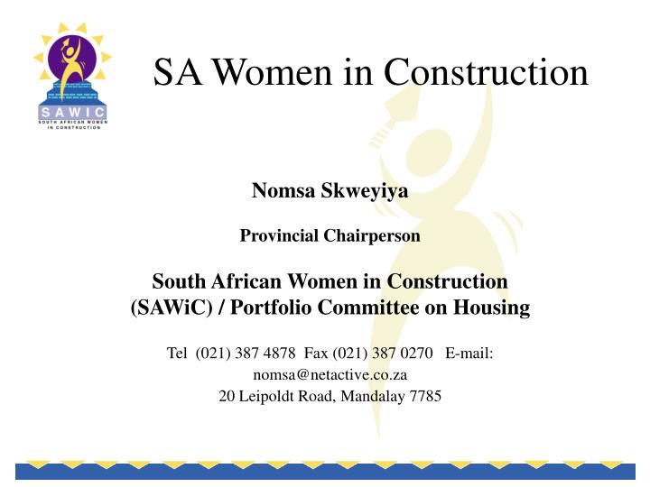 sa women in construction