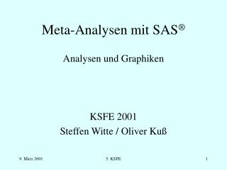 meta analysen mit sas
