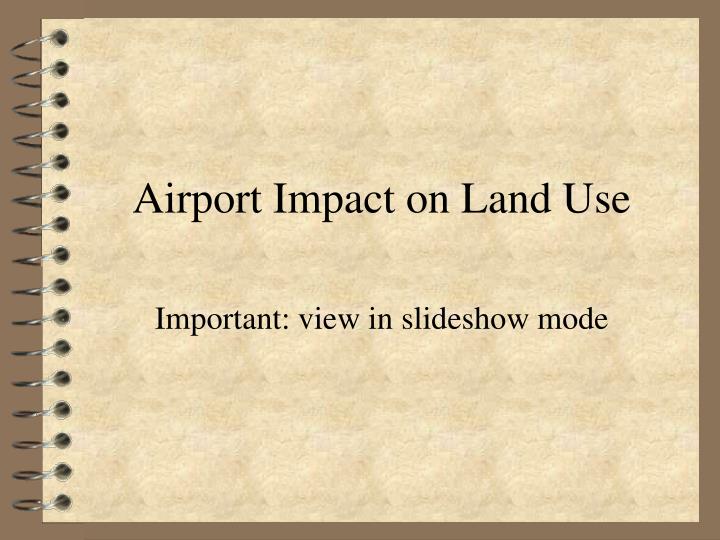 airport impact on land use