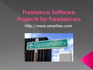 Freelance software projects for freelancers