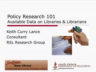 Policy Research 101 Available Data on Libraries &amp; Librarians