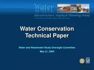 Water Conservation Technical Paper