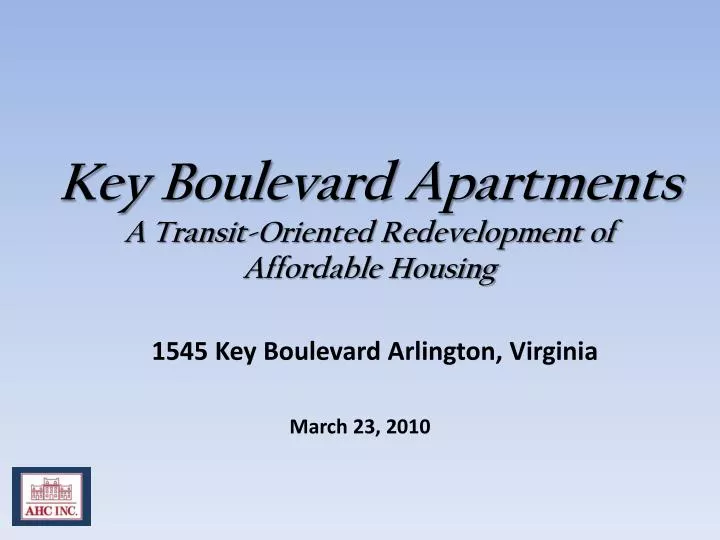 key boulevard apartments a transit oriented redevelopment of affordable housing