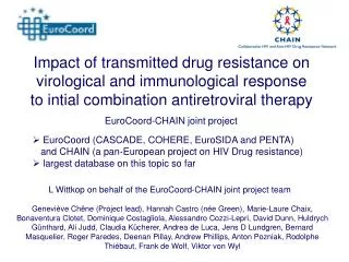 Impact of transmitted drug resistance on virological and immunological response to intial combination antiretroviral th