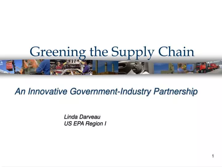 greening the supply chain