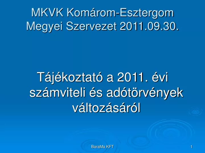 mkvk kom rom esztergom megyei szervezet 2011 09 30