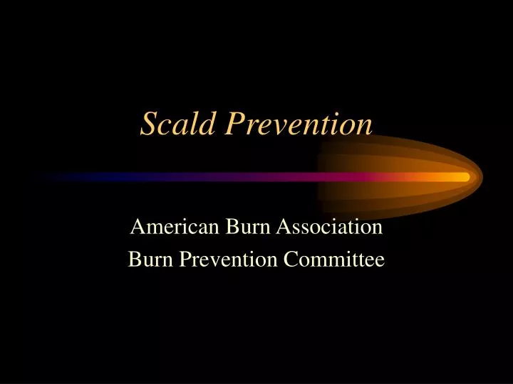 scald prevention