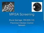 MRSA Screening - slide 1