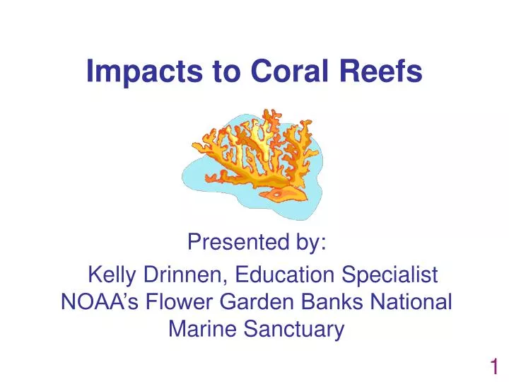impacts to coral reefs