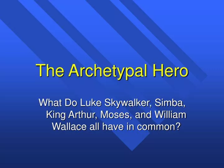 the archetypal hero