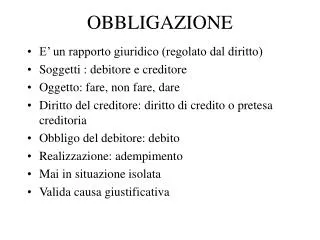 obbligazione