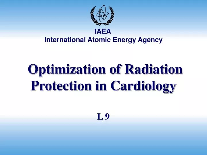 optimization of radiation protection in cardiology