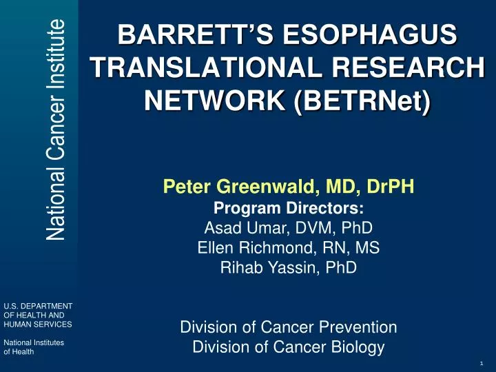 barrett s esophagus translational research network betrnet