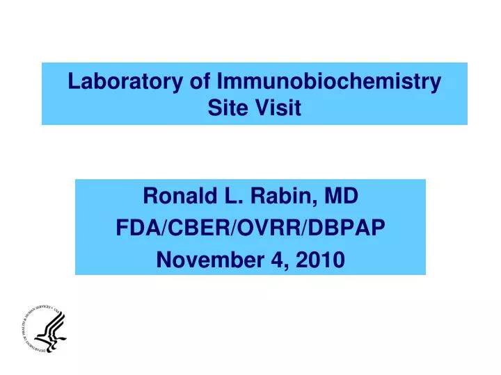 laboratory of immunobiochemistry site visit