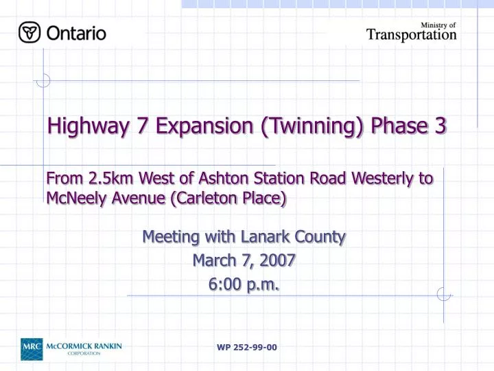 highway 7 expansion twinning phase 3