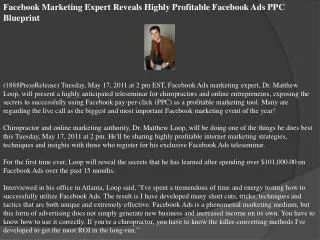 facebook marketing expert reveals highly profitable facebook