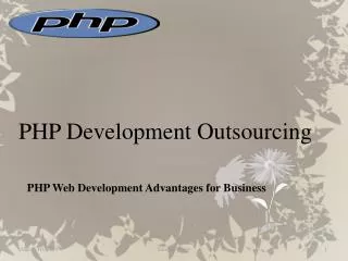 php web development advantages for business