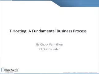 it hosting: a fundamental business process