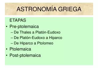 astronom a griega