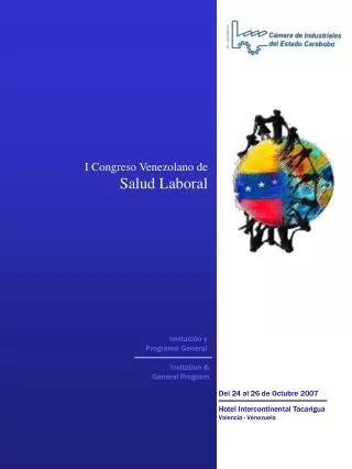 I Congreso Venezolano de Salud Laboral