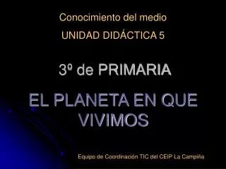 3 de primaria