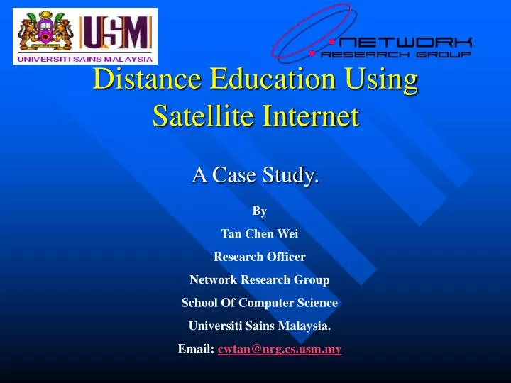 distance education using satellite internet