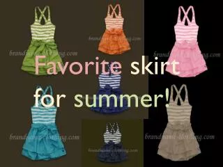 favorite skirt for summer!