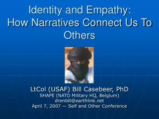 Identity and Empathy: How Narratives Connect Us To Others