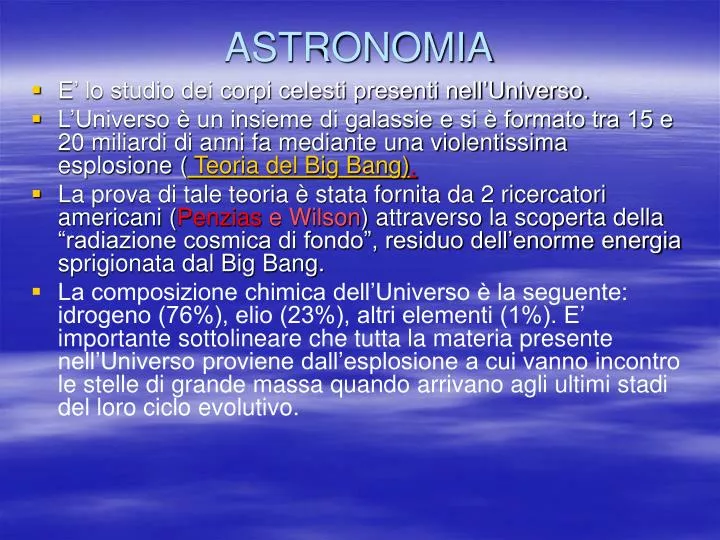 astronomia