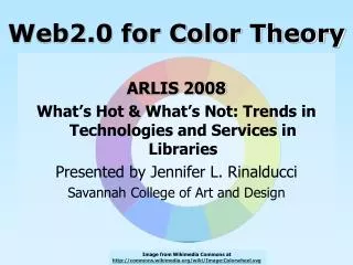 Web2.0 for Color Theory