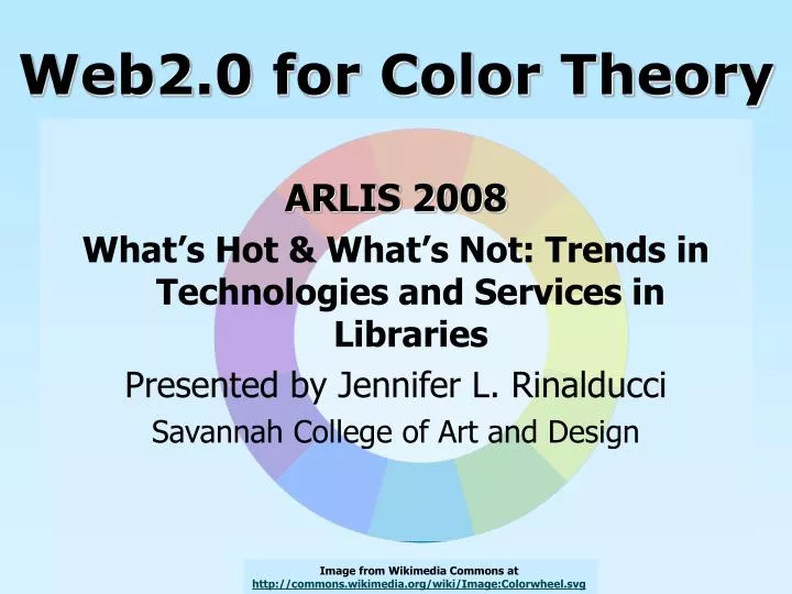 web2 0 for color theory