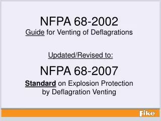 NFPA 68-2007