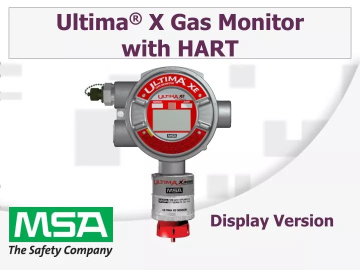 ultima x gas monitor with hart