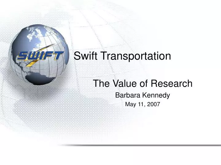 swift transportation