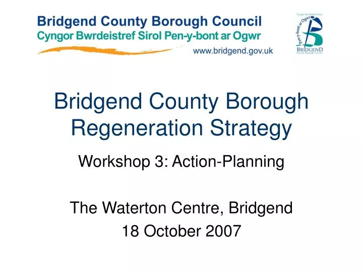 bridgend county borough regeneration strategy