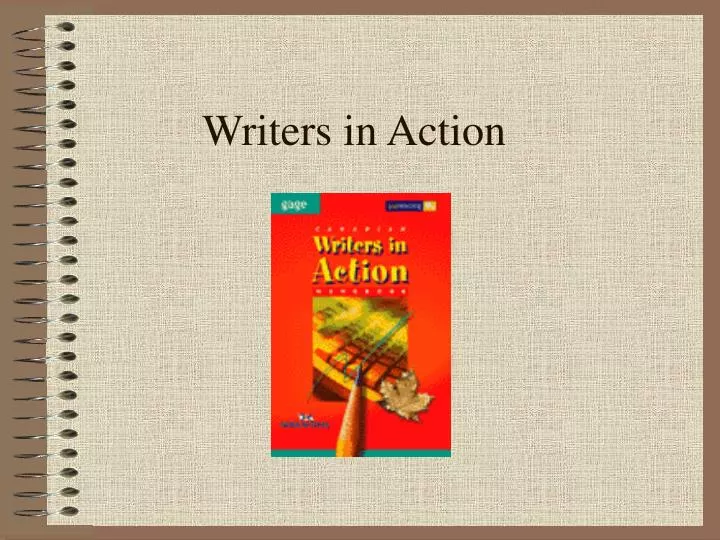 writers in action