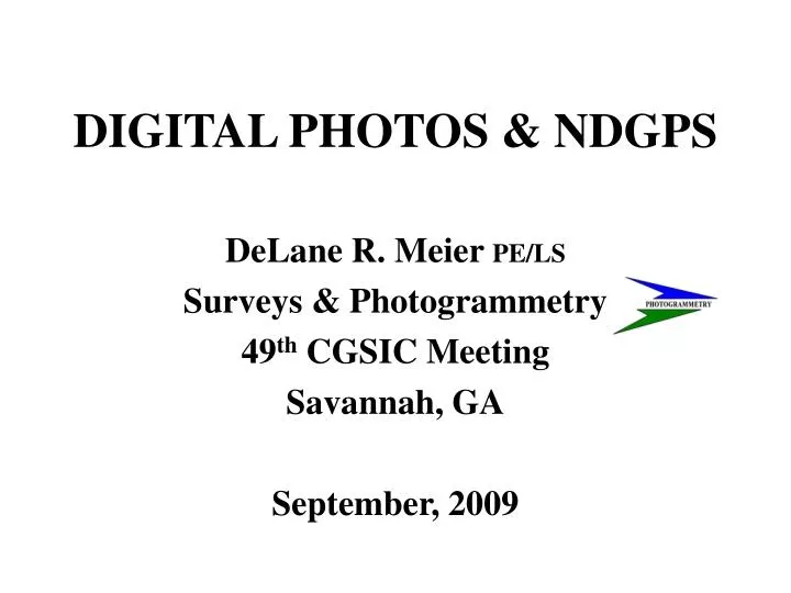 digital photos ndgps