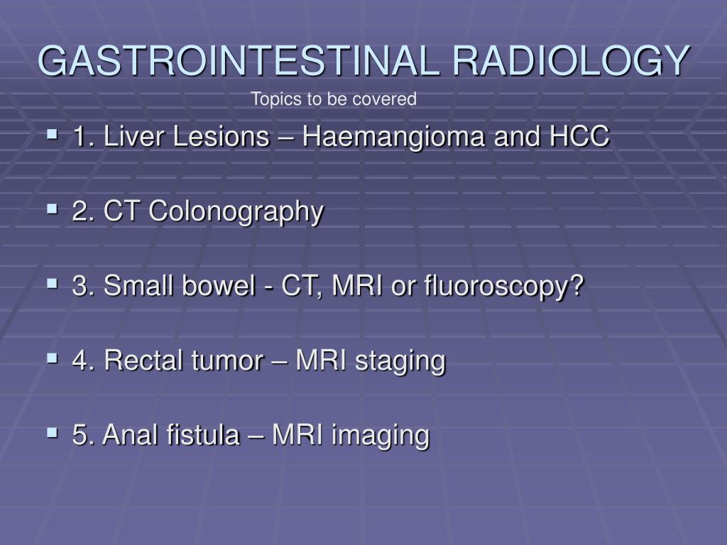 PPT - GASTROINTESTINAL RADIOLOGY PowerPoint Presentation, free download ...