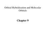 Orbital Hybridization and Molecular Orbitals - slide 1
