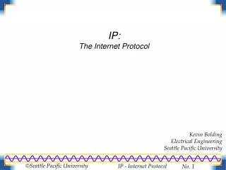 IP: The Internet Protocol